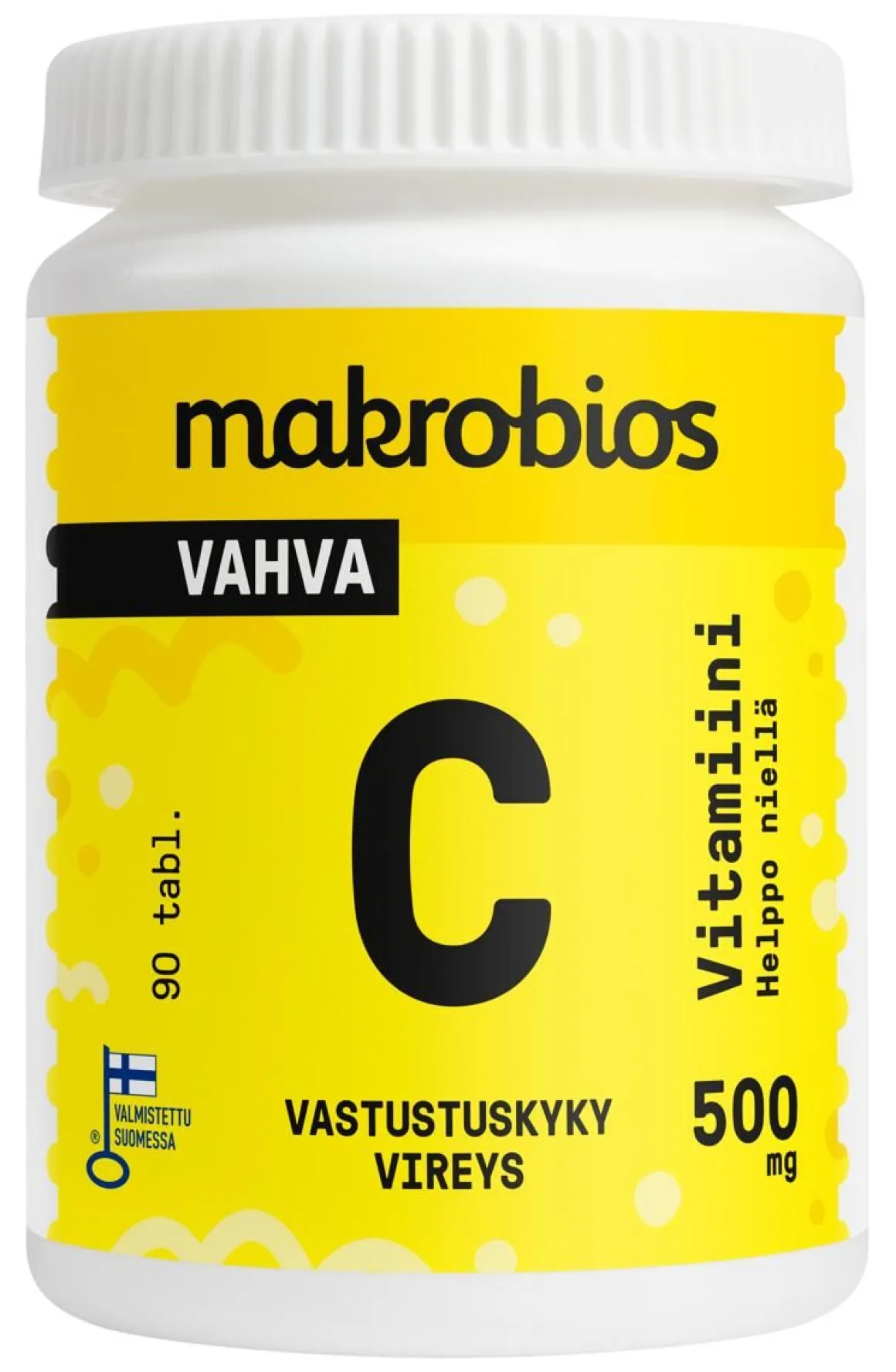 MAKROBIOS C-VITAMIINI 500MG TABLETTI 90 KPL