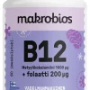 MAKROBIOS B12 VITAMIINI + FOLAATTI IMESKELYTABLETTI 60 KPL