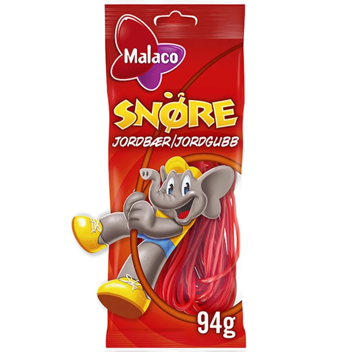 MALACO SNÖRE MANSIKKANAUHA 94 G