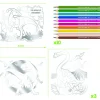 MAPED ASKARTELUSARJA AQUA ART DINO
