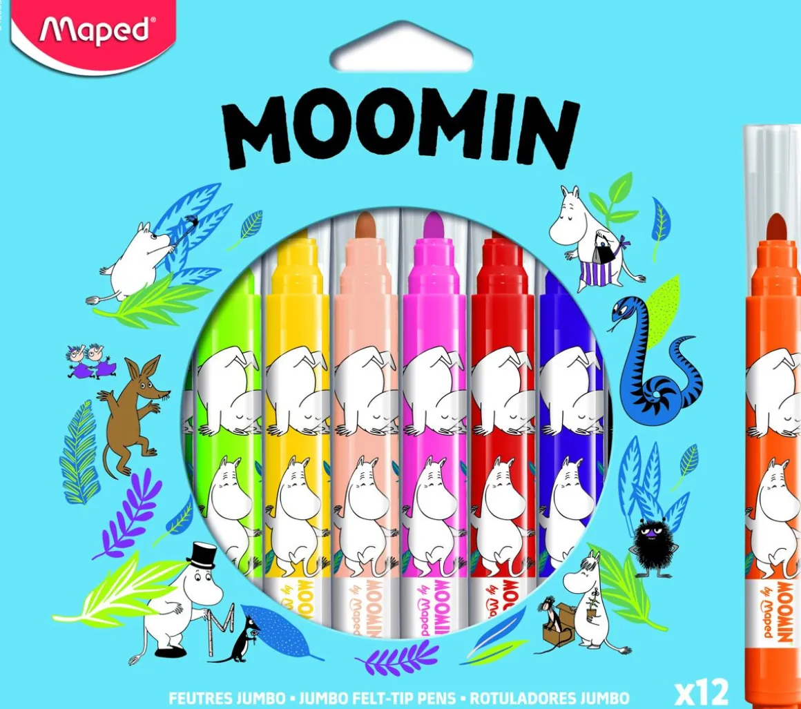 MAPED MOOMIN HUOPAKYNÄ JUMBO 12KPL