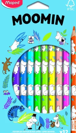 MAPED MOOMIN VÄRIKYNÄ JUMBO 12KPL FSC
