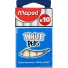 MAPED TAULULIITU VALKOINEN 10KPL
