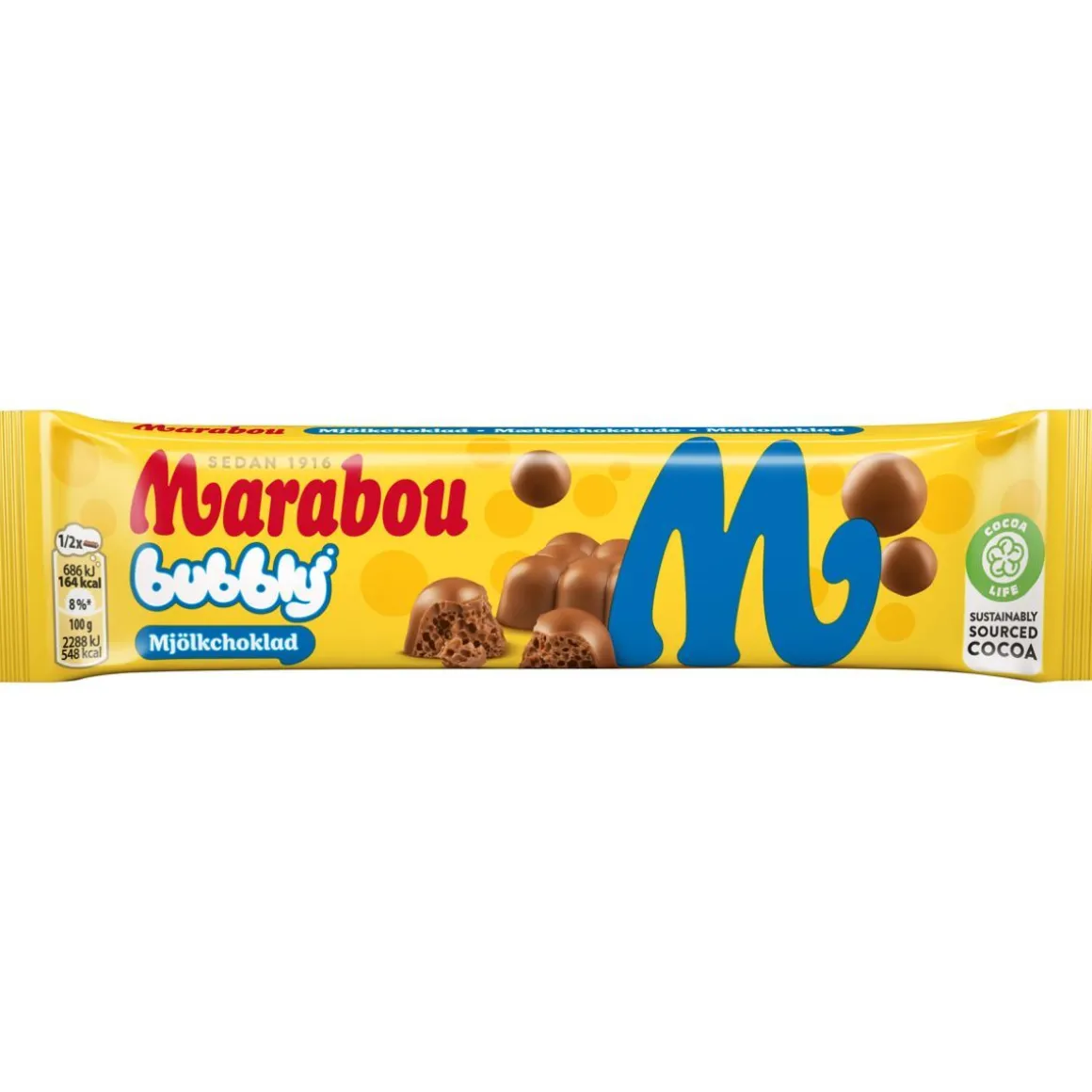 MARABOU BUBBLING SUKLAAPATUKKA 60 G