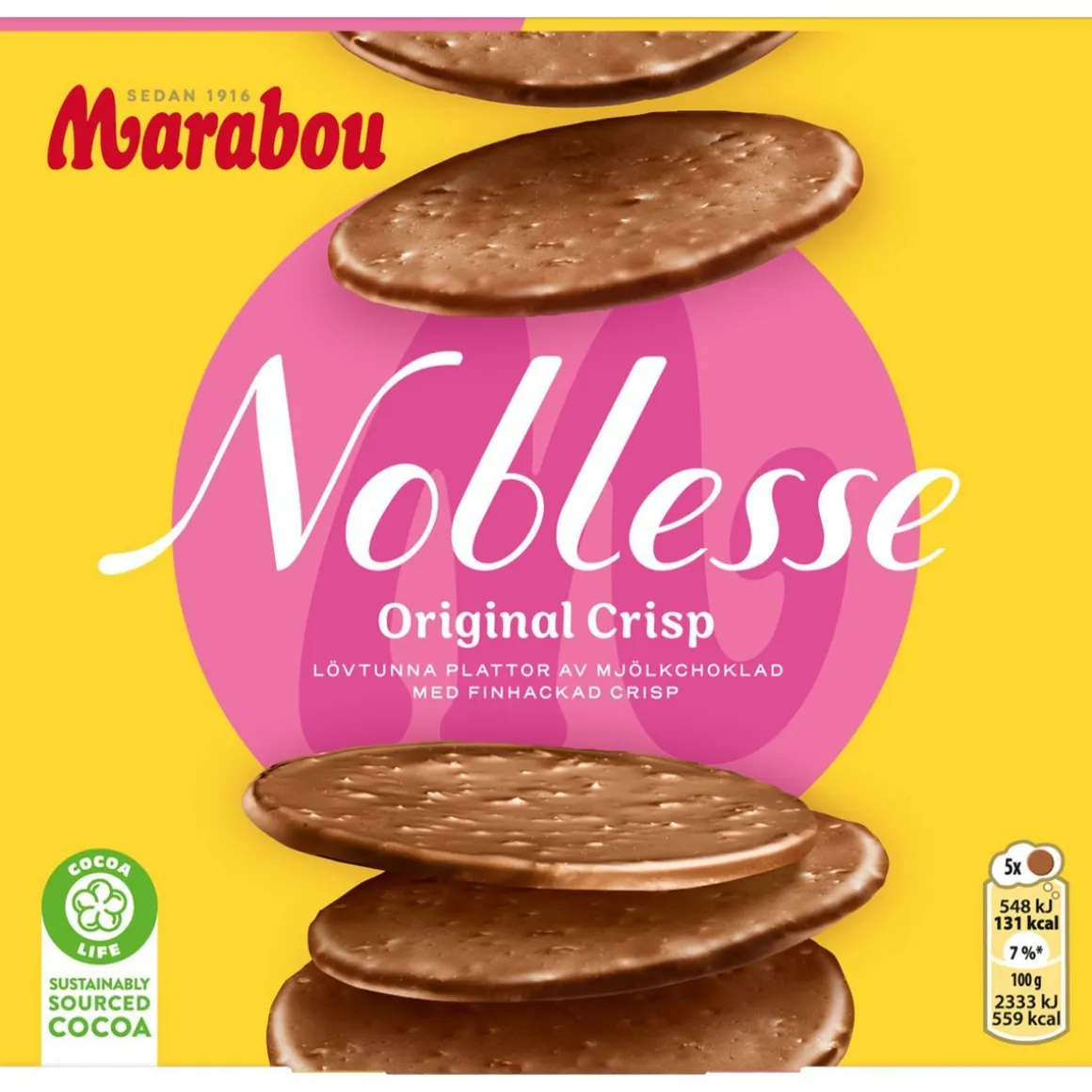 MARABOU NOBLESSE ORIGINAL CRISP 150 G