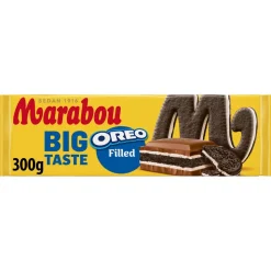 MARABOU BIG TASTE OREO FILLED SUKLAALEVY 300 G