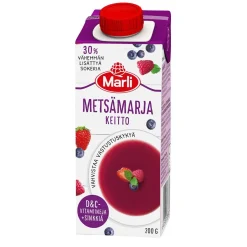 MARLI TARHURIN METSÄMARJAKEITTO+ D&C-VITAMIINIT JA SINKKI 200 ML