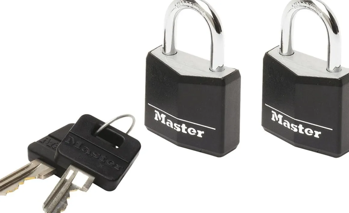 MASTERLOCK RIIPPULUKKO 9120EURTBLK 2X20MM