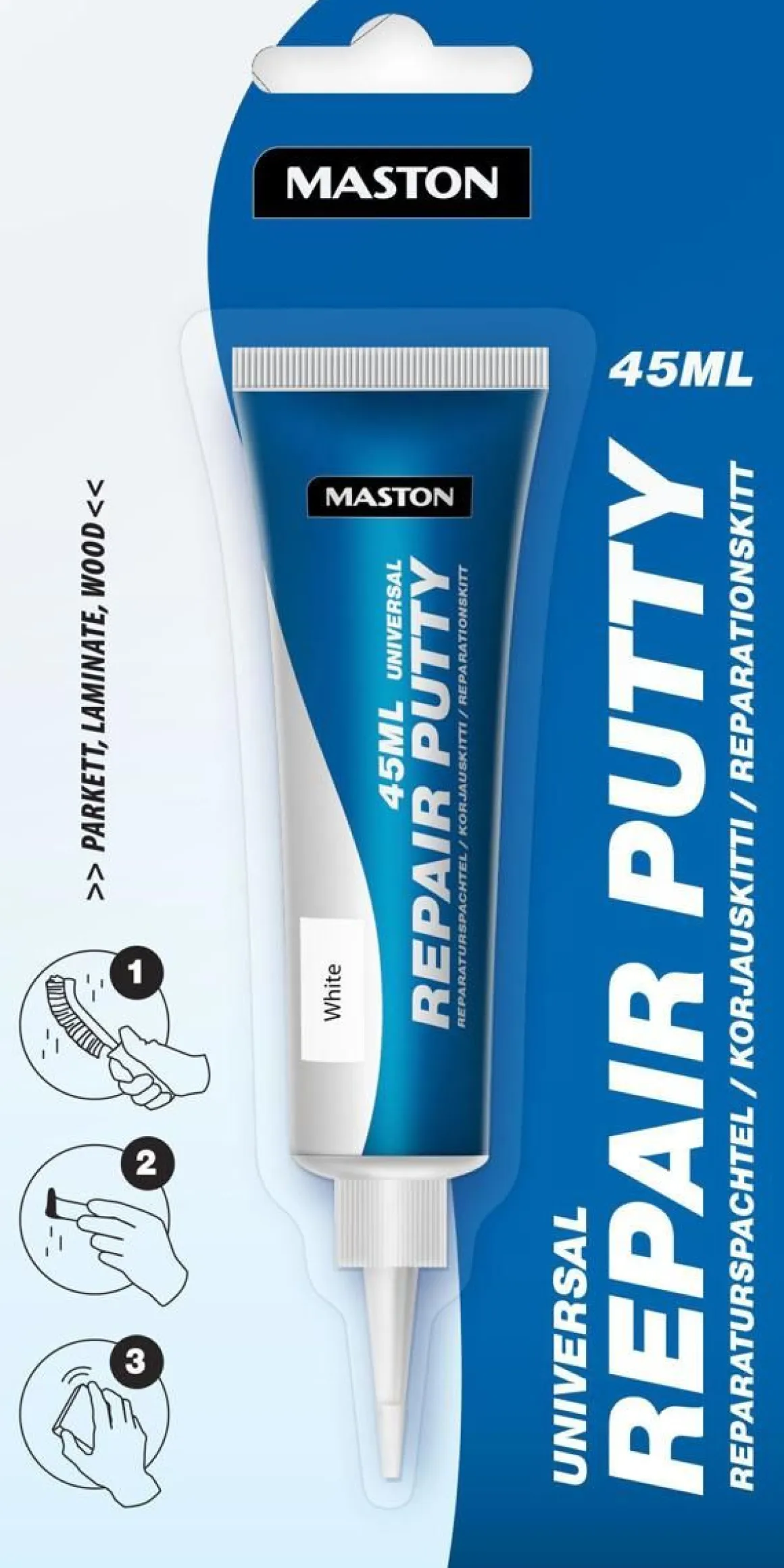 MASTON KORJAUSKITTI VALKOINEN 45 ML
