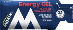 MAXIM ENDURANCE ENERGY GEL STRAWBERRY SINGLE 33 G