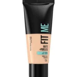 MAYBELLINE FIT ME MATTE + PORELESS -MEIKKIVOIDE 104 SOFT IVORY