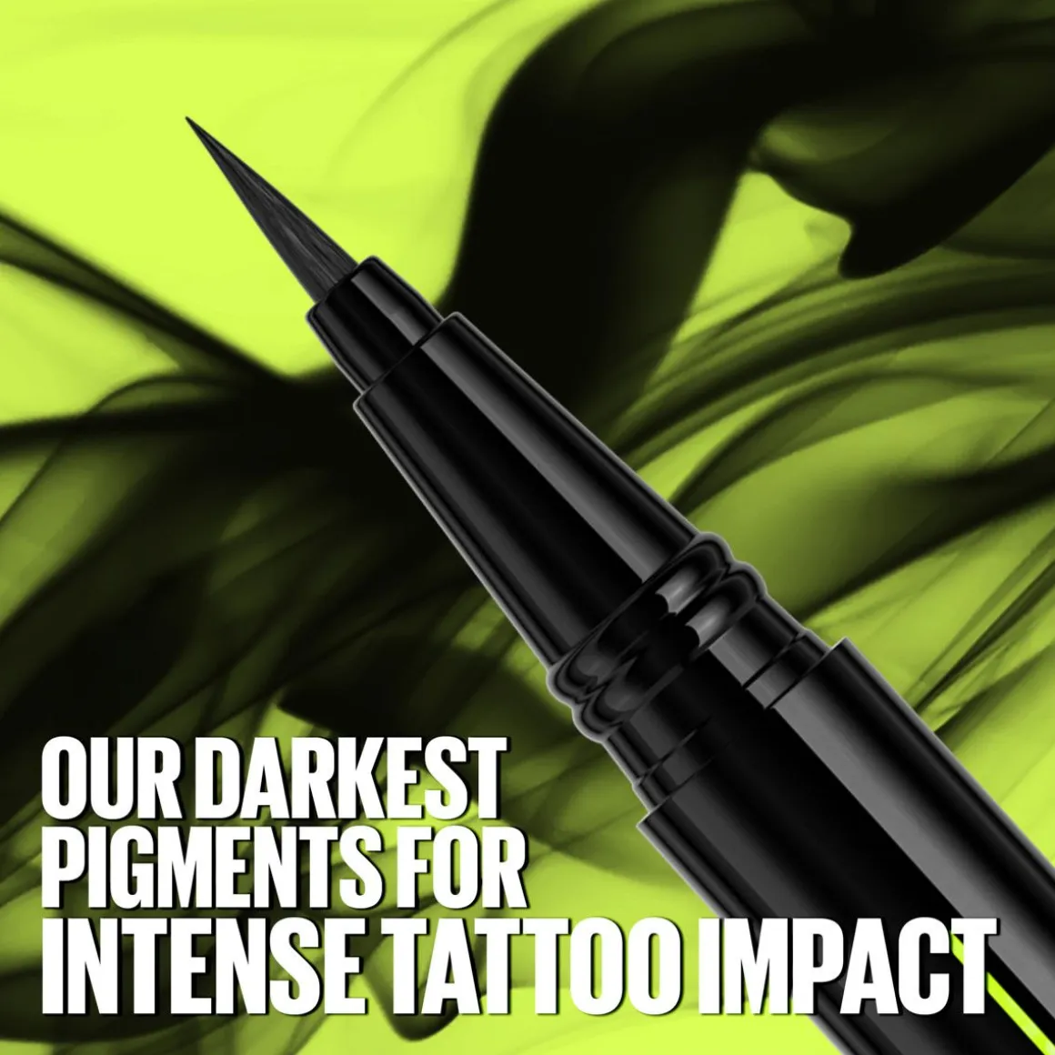 MAYBELLINE TATTOO LINER INK PEN 881 MATTE BLACK NESTEMÄINEN SIL