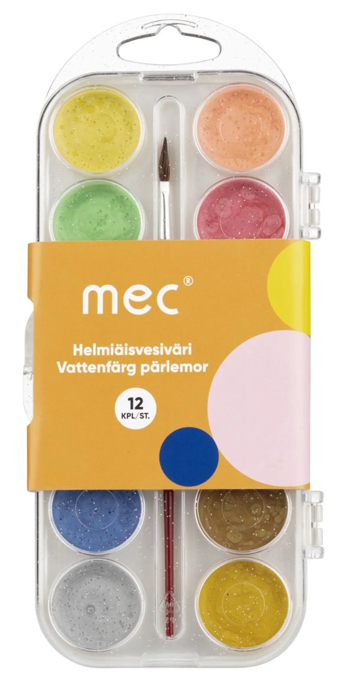 MEC HELMIÄISVESIVÄRIT 12-PACK