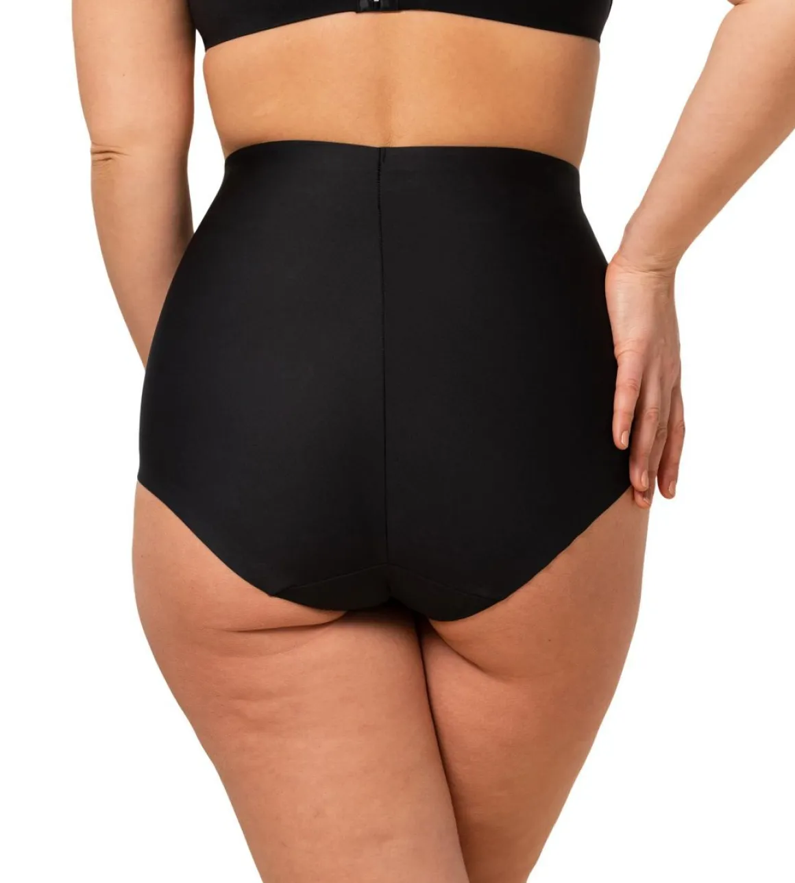 MEDIUM SHAPING SERIES HIGHWAIST MUOTOILEVAT NAISTEN ALUSHOUSUT XL MUSTA