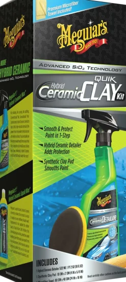 MEGUIARS CERAMIC CLAY&DETAILER KIT VIIMEISTELYSUIHKE, SAVITYYNY