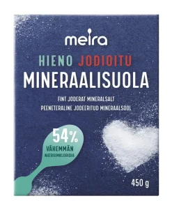 MEIRA MINERAALISUOLA HIENO JODIOITU 450 G