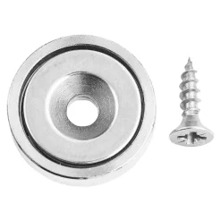 MEISTER-TOOLS MAGNEETTI PYÖREÄ RUUVILLA 25X7X5,5MM, 16KG PITOVOIMA