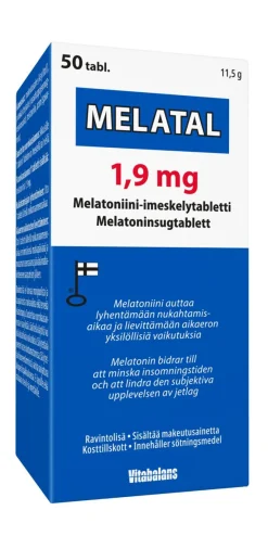 MELATAL 1,9 MG SPEARMINT  50 KPL