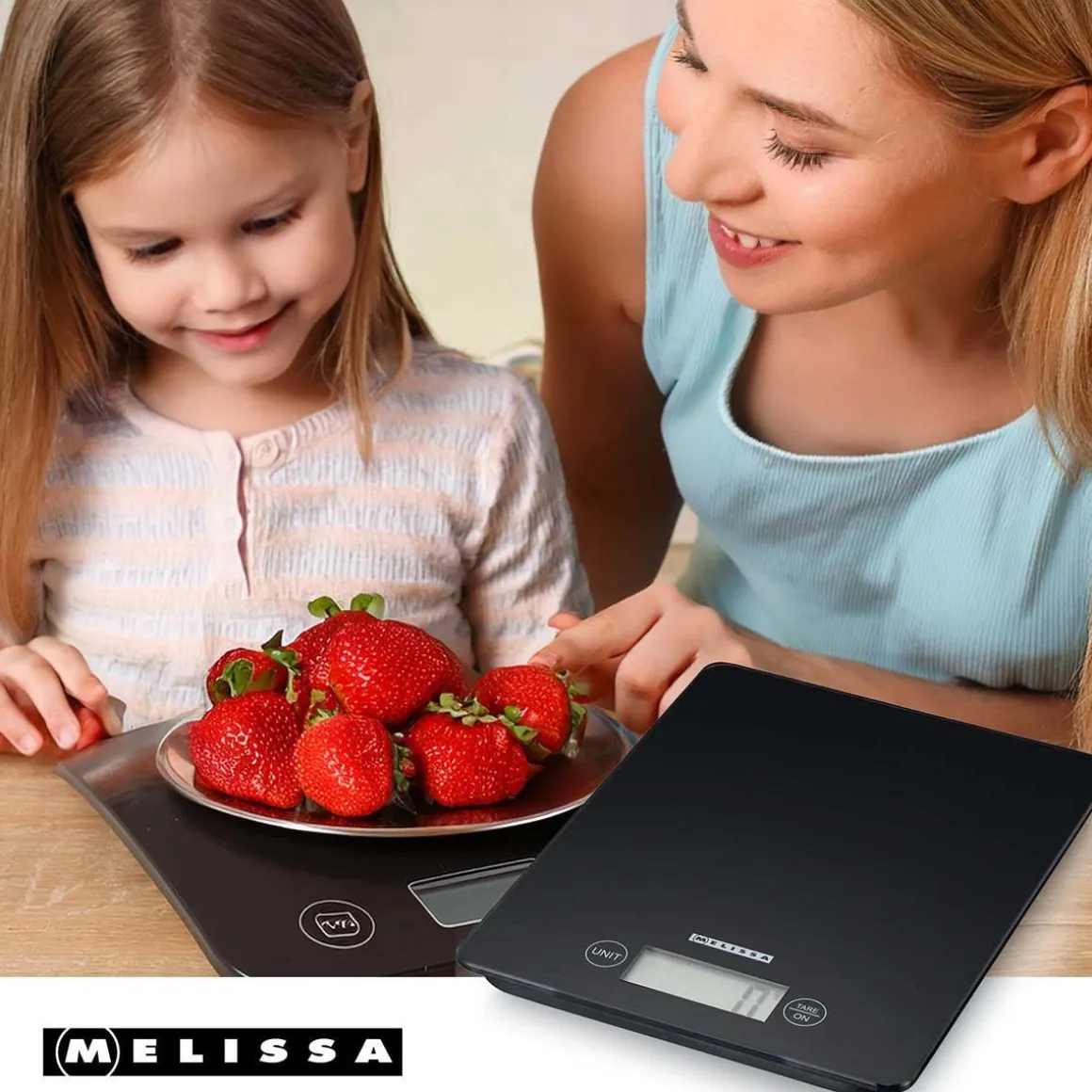 MELISSA KEITTIÖVAAKA MAX. 5KG, MUSTA