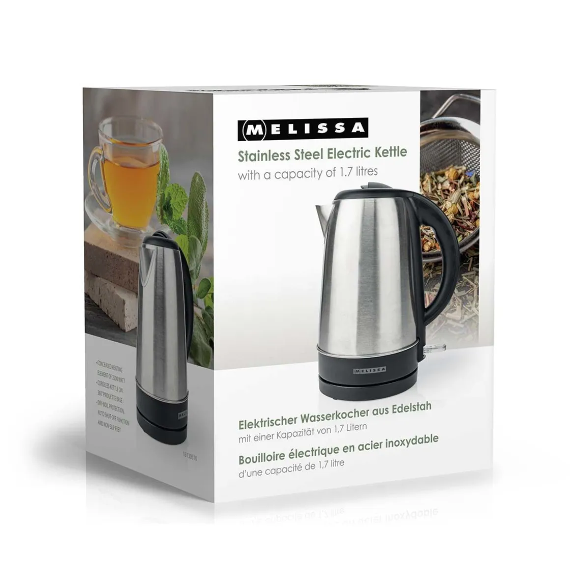 MELISSA VEDENKEITIN 1,7L 2200W TERÄS