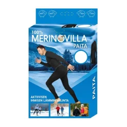 100 % MERINOVILLA ALUSPAITA MIESTEN L