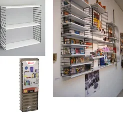 METALTEX LIBRO MODULIHYLLY 70X21X68CM MUSTA