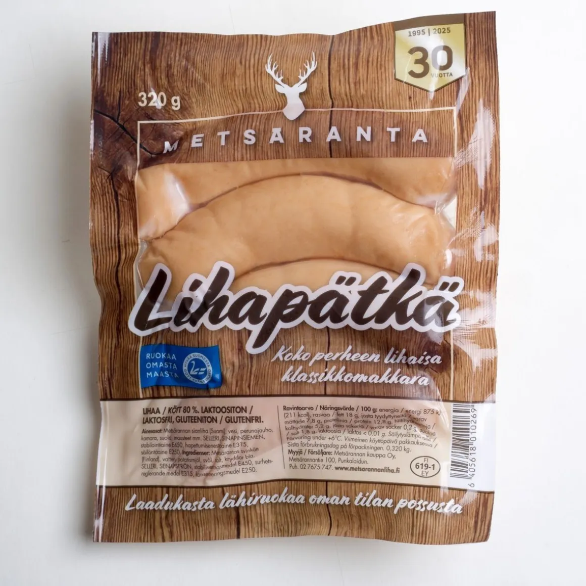 METSÄRANTA LIHAPÄTKÄ 320 G