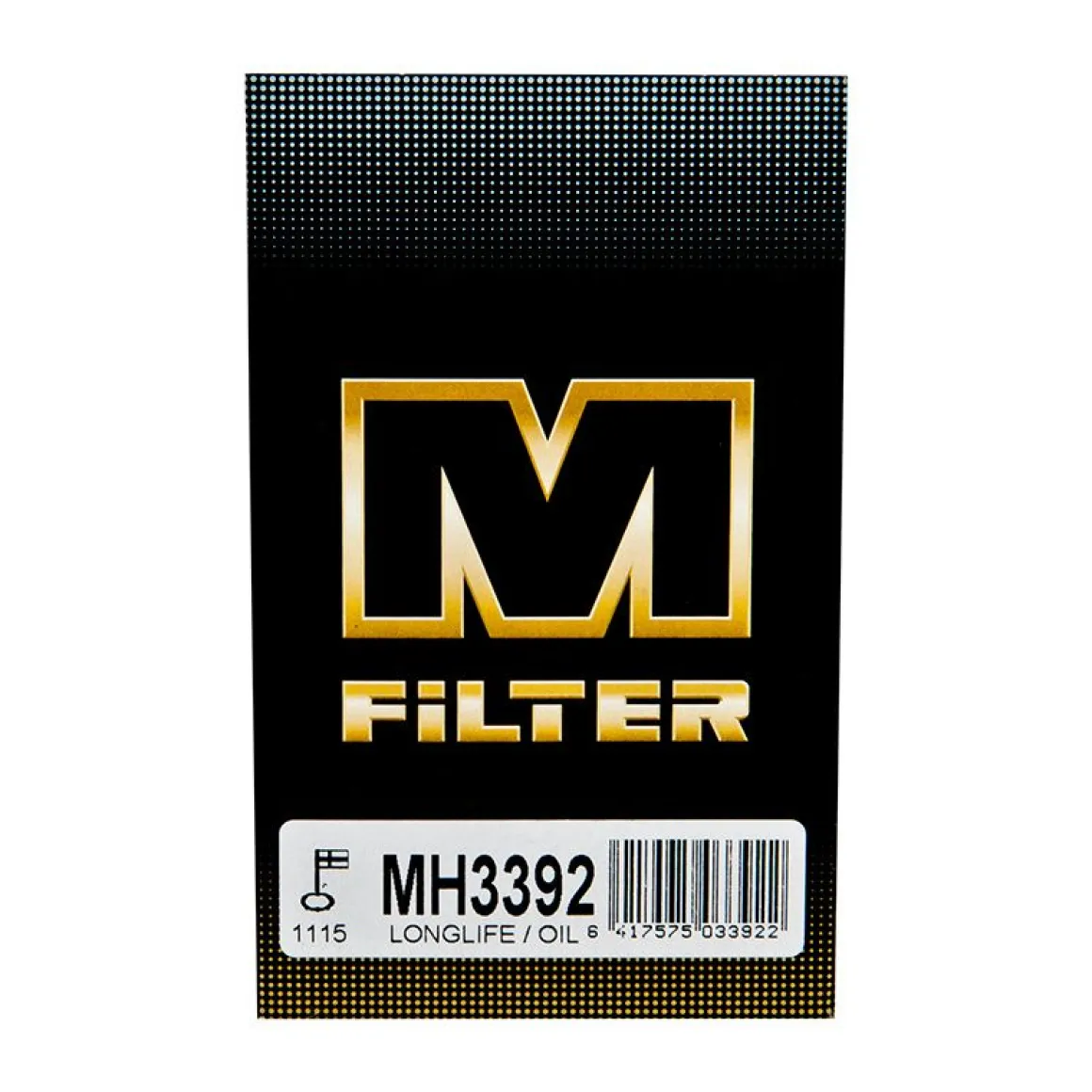 M-FILTER ÖLJYNSUODATIN MH 3392 AUDI A3.A4 1.6.1.8