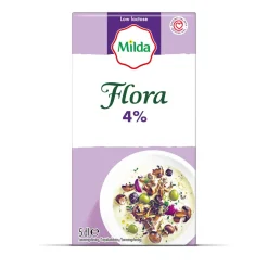MILDA FLORA RUOKA 4% VÄHÄLAKT 500 ML