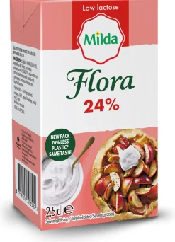 MILDA FLORA VISPI 24% VÄHÄLAKT 250 ML
