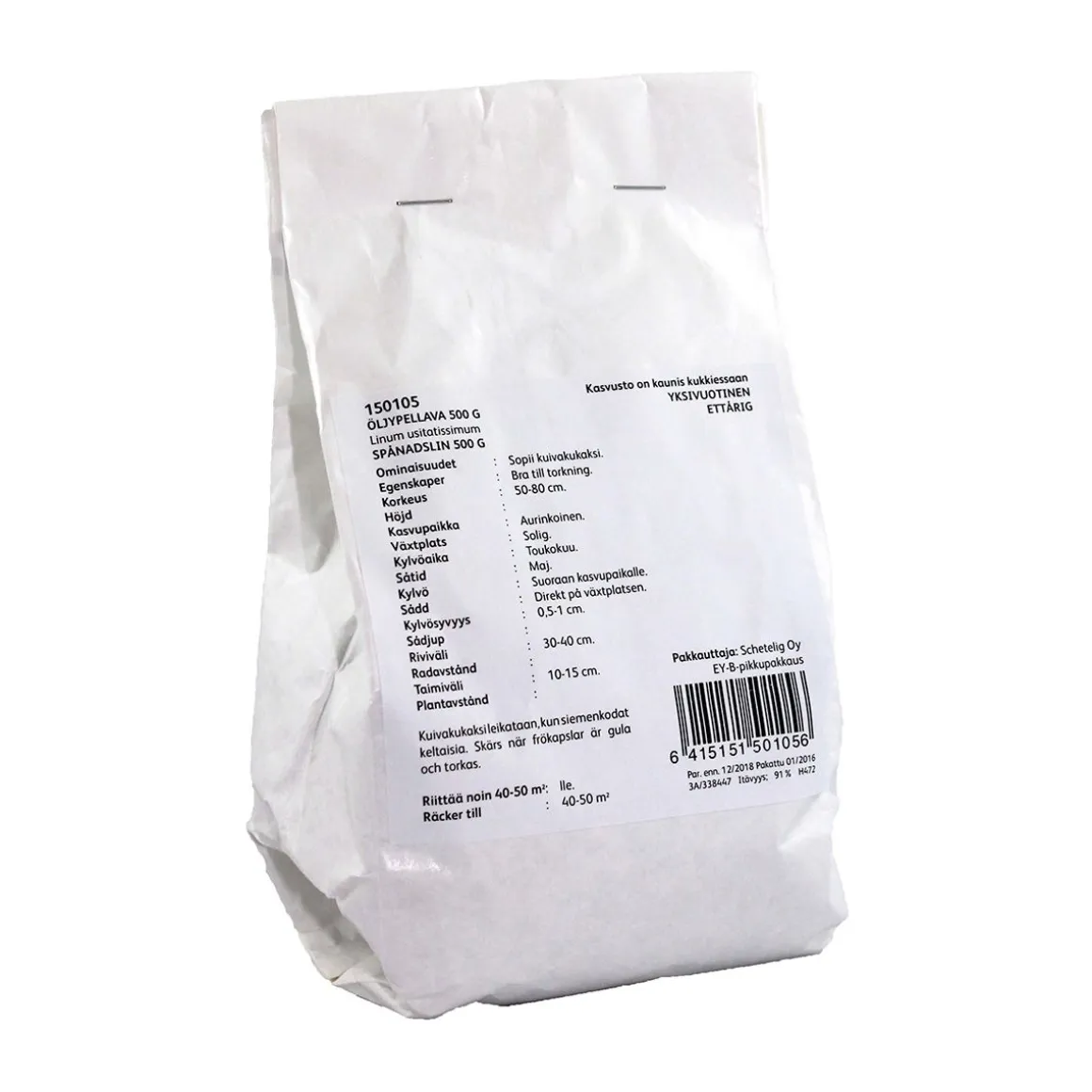 MILJÖÖ-ÖLJYPELLAVA SININEN 500G