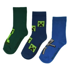 MINECRAFT LASTEN SUKAT 3-PACK 35/38