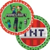 MINECRAFT SUURI PAHVILAUTANEN 23 CM 8 KPL/PKT