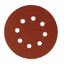 MIRKA HIOMAPYÖRÖPAPERI PUNAINEN125MM K120 5KPL