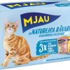 MJAU LAJITELMA LIHA&KALA HYYTELÖSSÄ 12*85G 1,02 KG
