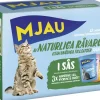 MJAU LAJITELMA LIHA&KALA KASTIKKEESSA 12*85G 1,02 KG