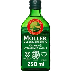 MÖLLER KALANMAKSAÖLJY NATURAL 250 ML