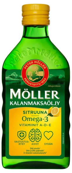 MÖLLER KALANMAKSAÖLJY SITRUUNA 250 ML