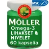 MÖLLER OMEGA-3 LIHAKSET & NIVELET MSC 60 KPL
