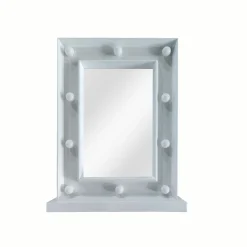 MM KODIKAS MEIKKIPEILI LED VALOLLA 26,7X37X6CM VALKOINEN