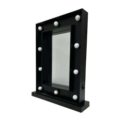 MM KODIKAS MEIKKIPEILI LED VALOLLA 26,7X37X6CM MUSTA