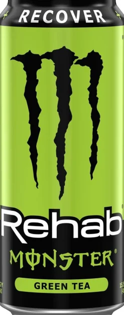 MONSTER ENERGY REHAB GREEN TEA TLK (USA) 458 ML