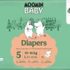 MOOMIN BABY DIAPERS TEIPPIVAIPPA 5 - 10-16 KG 36 KPL