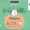 MOOMIN BABY DIAPERS TEIPPIVAIPPA 6 - 12-24 KG 30 KPL