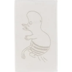 MOOMIN KÄSIPYYHE MUUMIPEIKKO 30X50CM VALKOINEN