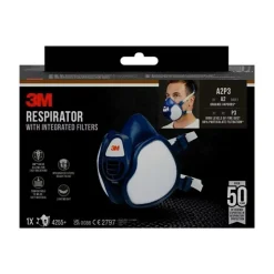 3M PUOLINAAMARI 4255-1 FFA2P3 HUOLTOVAPAA RUISKUMAALAUKSEEN