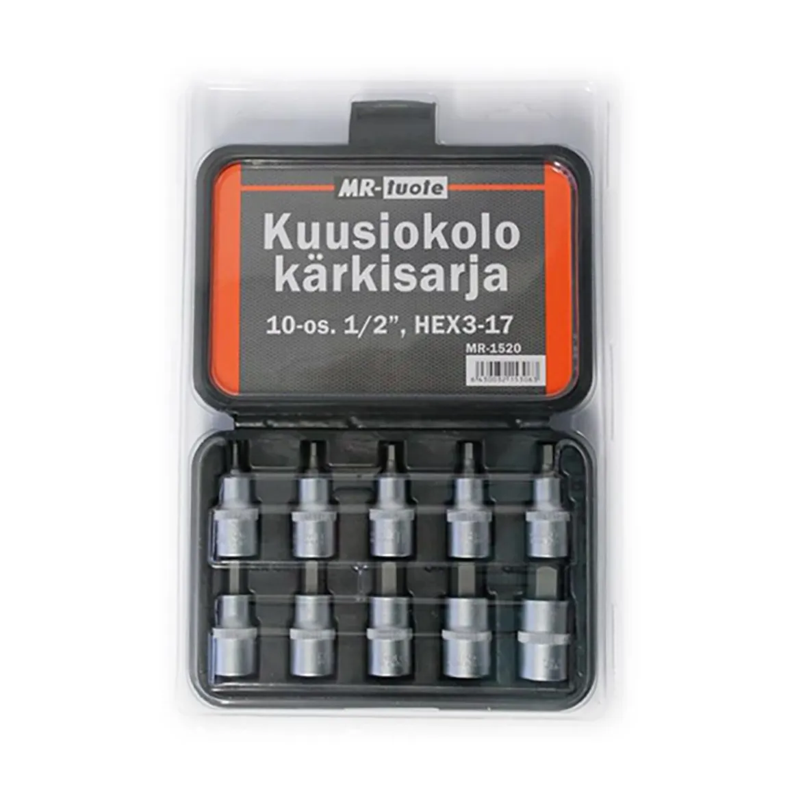 MR-TUOTE KUUSIOKOLOKÄRKISARJA 10-OS. 1/2", HEX5-19