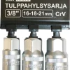 MR-TUOTE TULPPAHYLSYSARJA 3/8" 16-18-21MM 3KPL