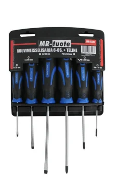 MR-TUOTE RUUVIMEISSELISARJA 6-OS. MAGNEETTIKÄRKI