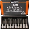 MR-TUOTE TORX AVAINSARJA 10-OS. 1/2", 90 MM